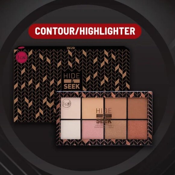 J.Cat Beauty Hide & Seek Counter and Highlight Palette NWOT - Picture 2 of 4